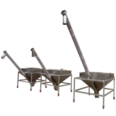 Transportador de tornillo tubular del acero inoxidable para el azúcar/la harina/el café/el polvo